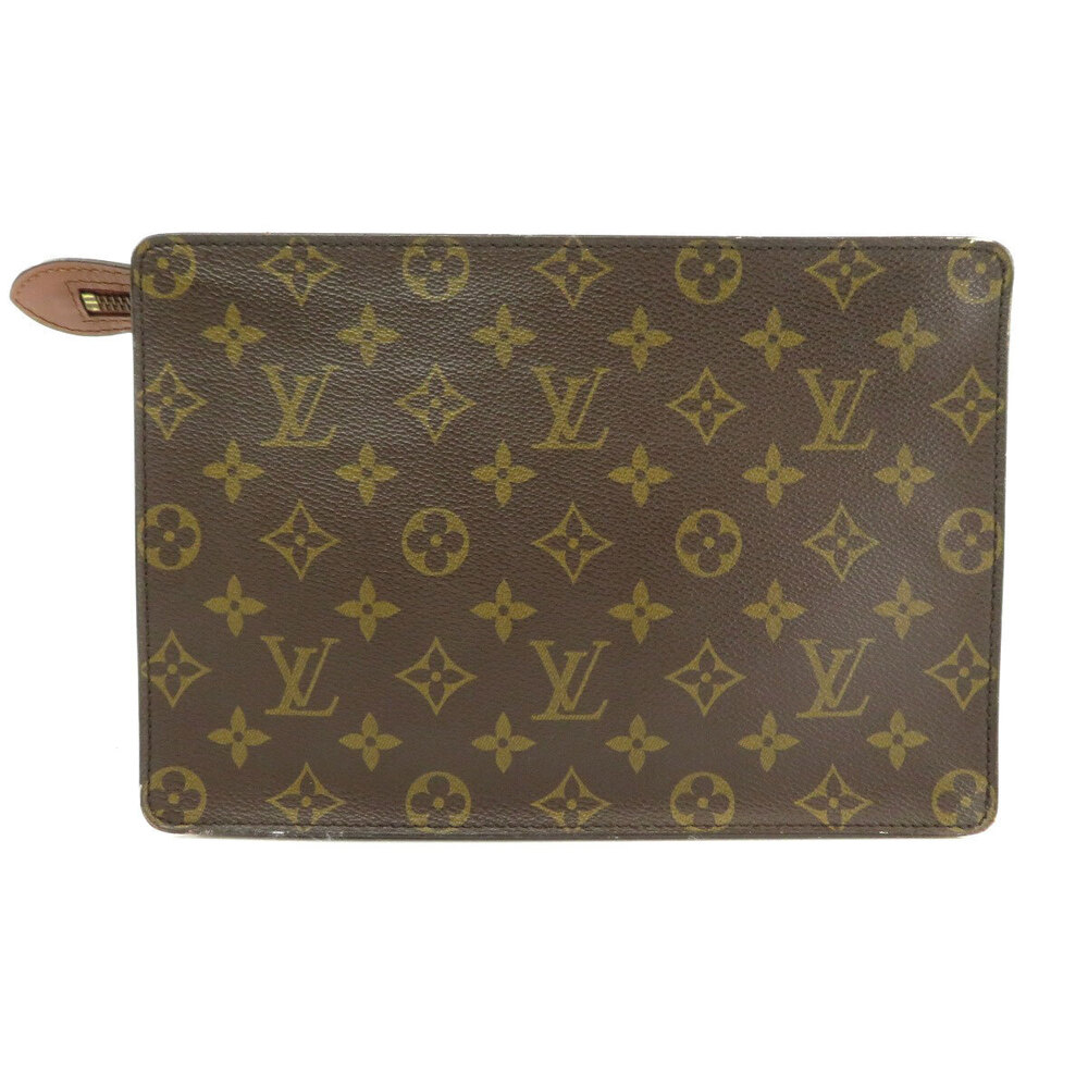 Louis Vuitton Monogram Canvas Homme Bag Shoulder Pochette Brown